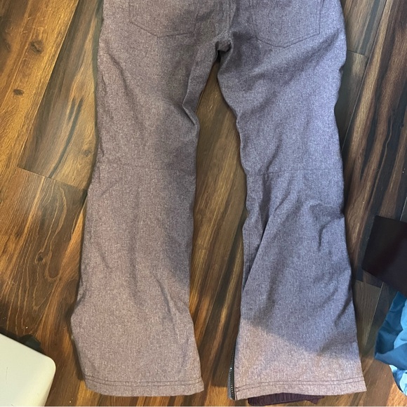 Aperture Dusty Purple Insulated Snow Pants with Belt Loops and Pockets M - Picture 5 of 9